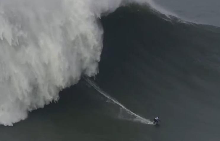 [VIDEO] Una surfista brasileña doma una ola gigante y rompe el récord mundial