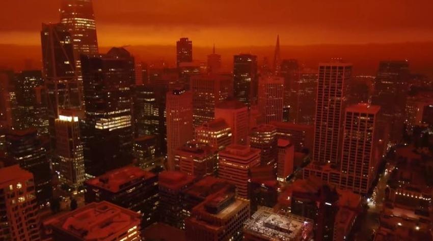 [VIDEO] San Francisco a lo Blade Runner: crean un clip de la ciudad teñida de rojo