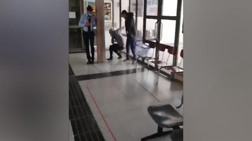 [VIDEO] Impactante agresión a funcionarios de salud de Estación Central