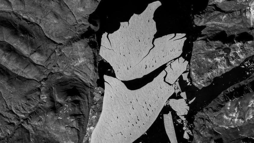 Deshielo en el Ártico: imágenes de satélite muestran ruptura de la última gran plataforma de hielo