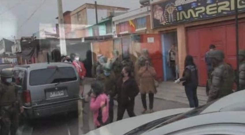 Detienen a 18 personas en un local clandestino de tragamonedas en Alto Hospicio
