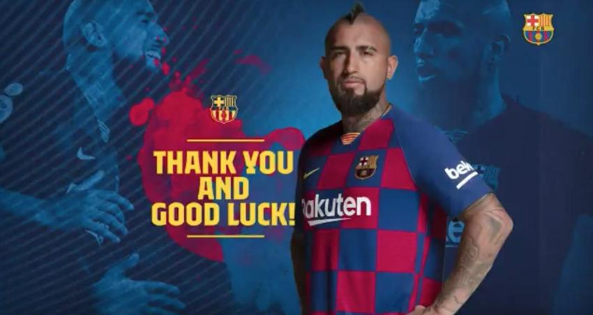 El video del FC Barcelona que inmortaliza el paso de Arturo Vidal por el club