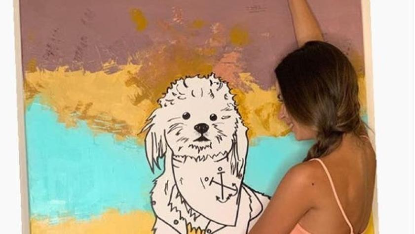 Emprendedor se reinventa pintando a las mascotas de los famosos: "Es la mejor publicidad"