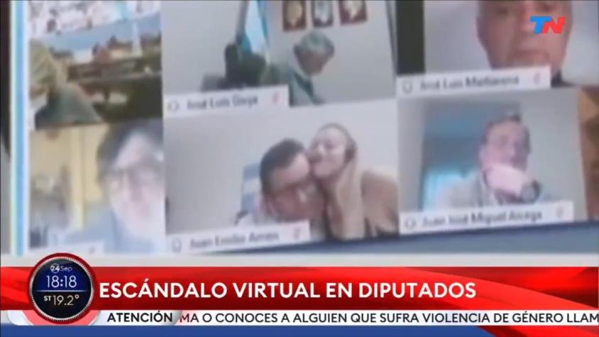 [VIDEO] Escándalo en Argentina: renuncia diputado tras escena sexual en plena sesión