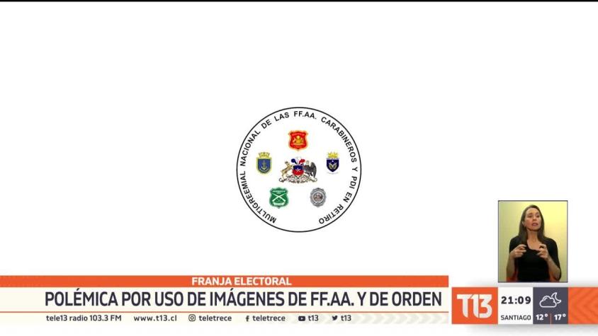 [VIDEO] Plebiscito 2020: Polémica por uso de imágenes de FF.AA y de Orden en Franja Electoral