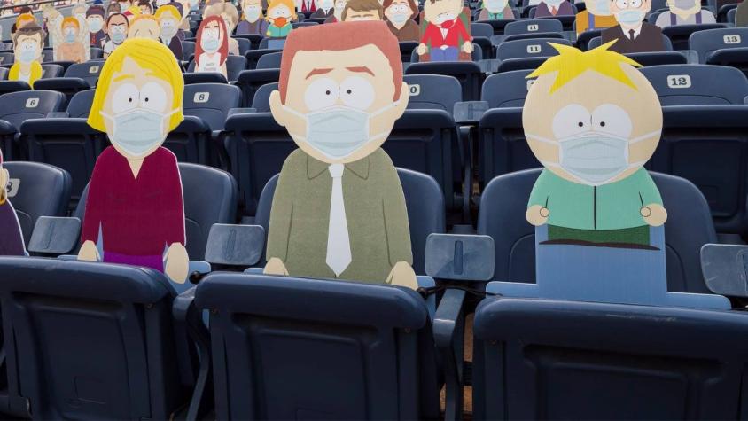 Equipo de la NFL llenó sus galerías con personajes de South Park y perdió