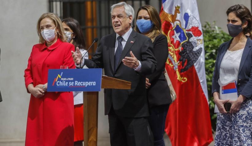 Presidente Piñera: "Estamos empezando a ver cómo el empleo empieza a recuperarse"
