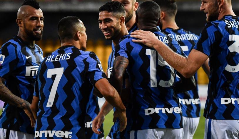 Alexis vuelve a brillar y Vidal se retira con molestias en goleada del Inter sobre Benevento