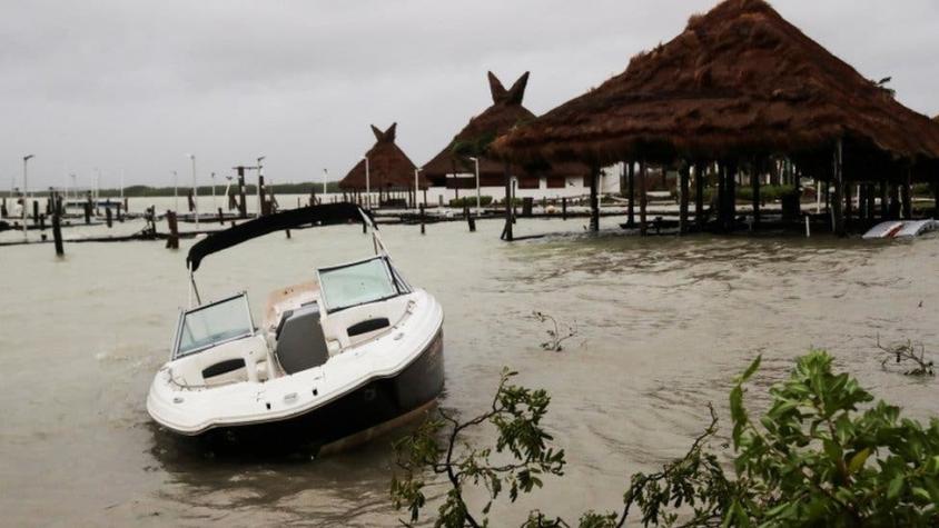 Huracán Delta: las imágenes de los destrozos e inundaciones de la tormenta en su paso por México