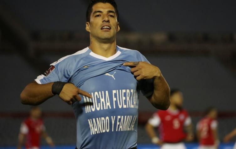 ¿Para quién fue la dedicatoria de Luis Suárez tras anotar el primer gol frente a La Roja?
