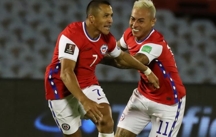 Alexis queda a tres goles de Salas y a dos de Zamorano entre goleadores de Chile en Clasificatorias