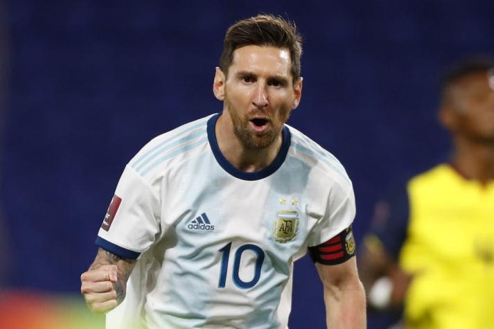 Con gol de Messi Argentina vence a Ecuador en su debut en las Clasificatorias