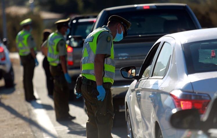 Fin de semana largo: Más de 3.700 vehículos fueron devueltos a Santiago por no portar permisos