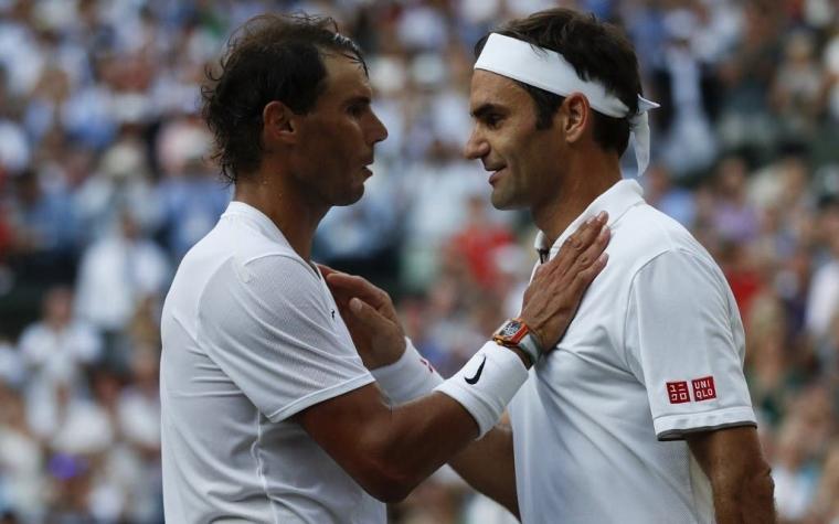 Las sentidas de palabras de Federer a Nadal por igualar su récord de Grand Slam ganados