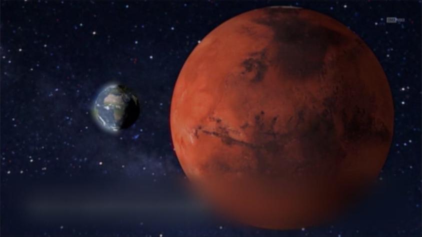 [VIDEO] Fenómeno acercará a Marte con la Tierra: El planeta rojo se verá más grande y brillante