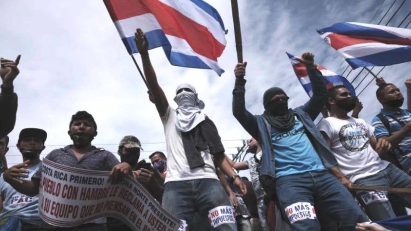Protestas en Costa Rica sacuden el paraíso de estabilidad en Centroamérica