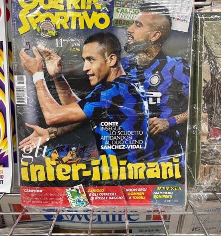 "Inter-Illimani": Revista italiana destaca a la dupla Sánchez-Vidal en su portada