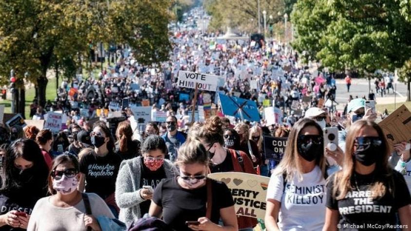 Miles de mujeres protestan contra Trump en EE.UU.