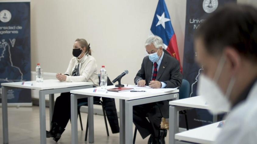 [VIDEO] Piñera visita Magallanes: la zona con la tasa de incidencia más alta por COVID-19 en Chile