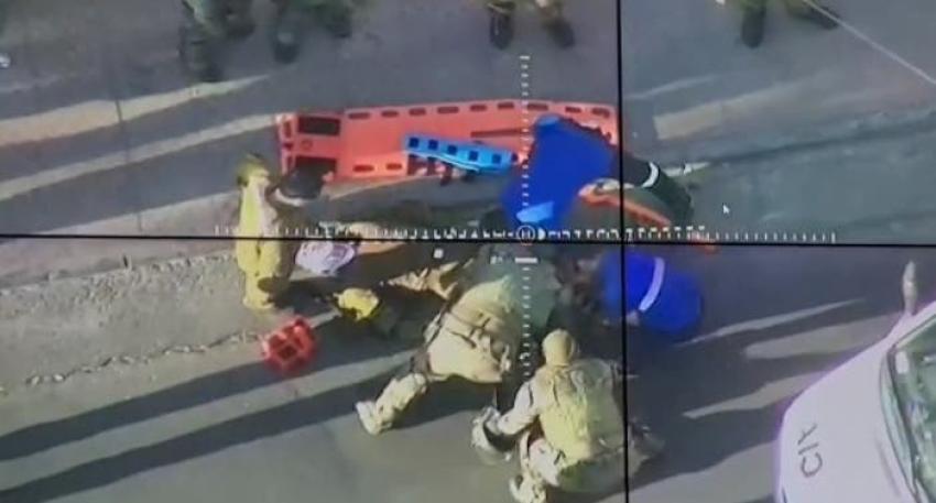 Un carabinero fue atropellado por un vehículo particular en los alrededores de Plaza Italia