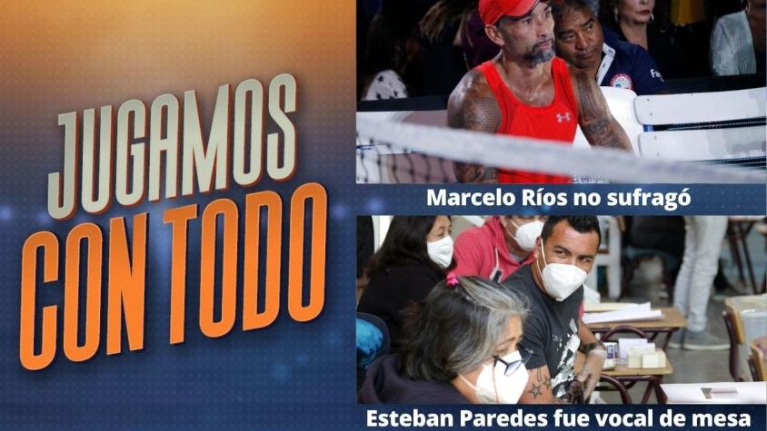 #JugamosConTodo: Marcelo Ríos no sufragó y Esteban Paredes fue vocal de mesa en el Plebiscito