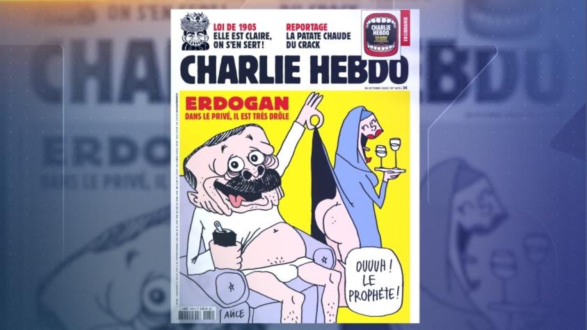 [VIDEO] Polémica publicación de revista francesa: nueva caricatura desata la ira de musulmanes