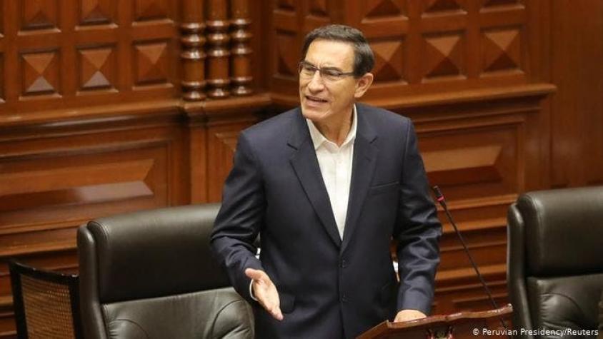 Congreso de Perú decidirá si abre otro juicio a Martín Vizcarra