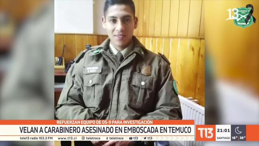 [VIDEO] Velan a carabinero asesinado en emboscada en Temuco