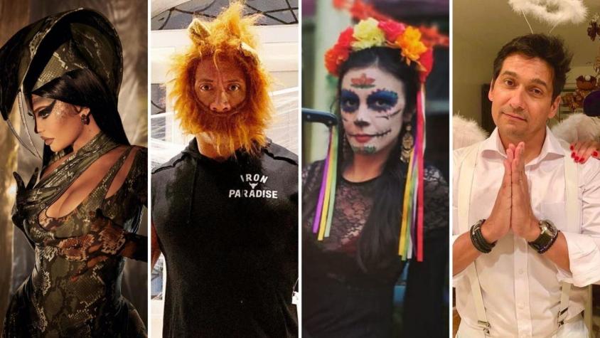Los llamativos disfraces que dejaron las celebridades de Chile y el mundo en este Halloween 2020