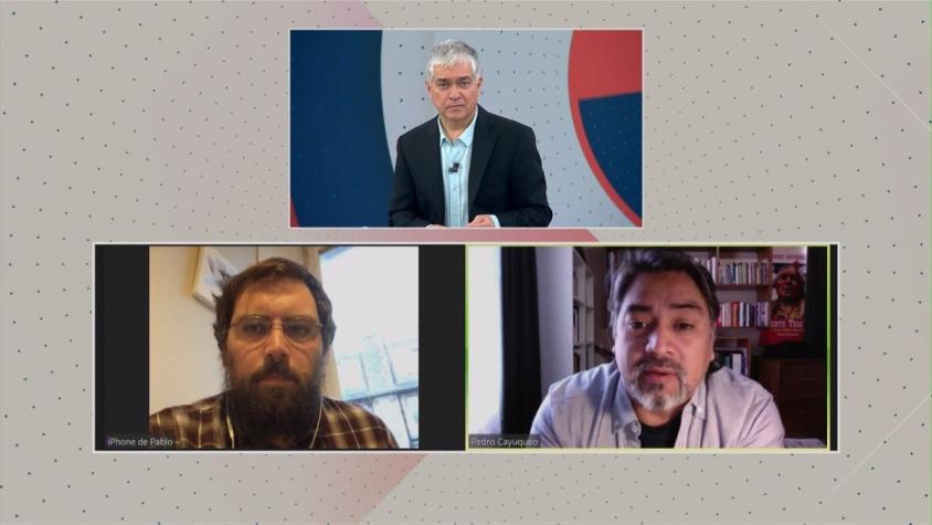 Ortúzar y Cayuqueo debaten sobre escaños reservados y quién debería escribir la nueva Constitución