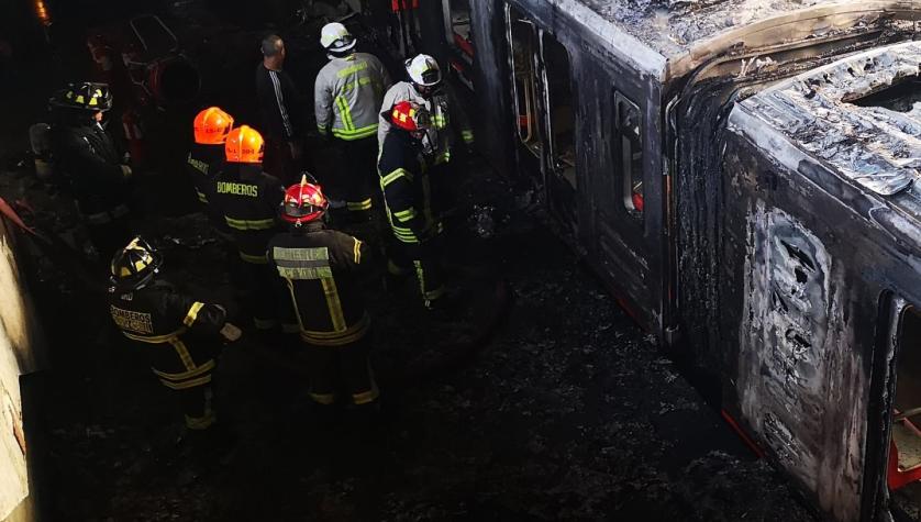 Absuelven a detenidos por incendio de estación Pedrero del Metro de Santiago