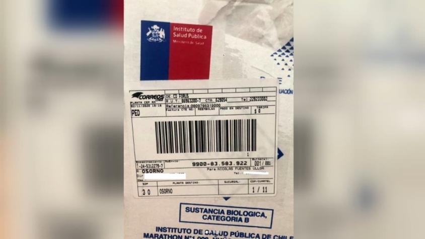 Joven compró zapatillas por internet y recibió una caja de ISP con muestras de sangre