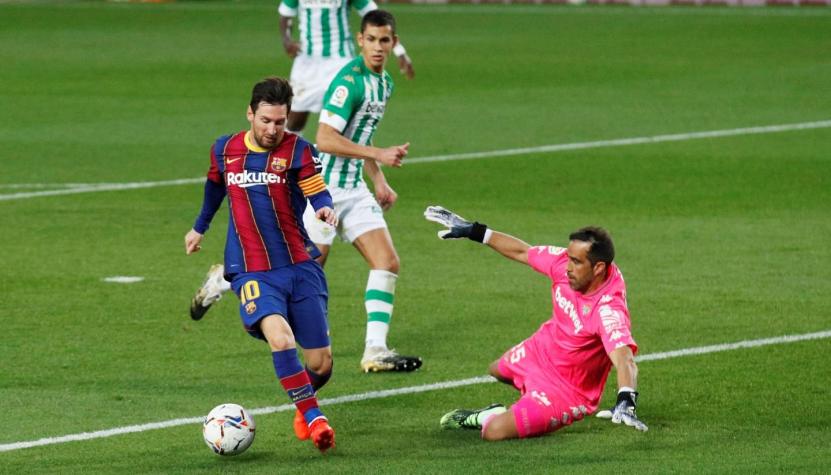 Betis fue goleado por el Barcelona en el retorno de Claudio Bravo al Camp Nou