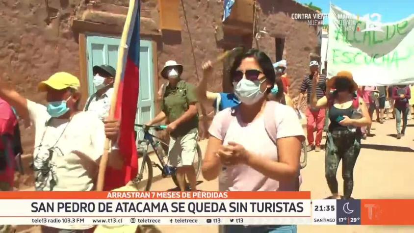 [VIDEO] San Pedro de Atacama se queda sin turistas: Arrastran 7 meses de pérdidas