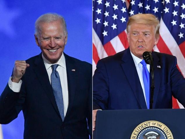 Las reacciones de Donald Trump y Joe Biden tras el anuncio de Pfizer sobre el éxito de su vacuna