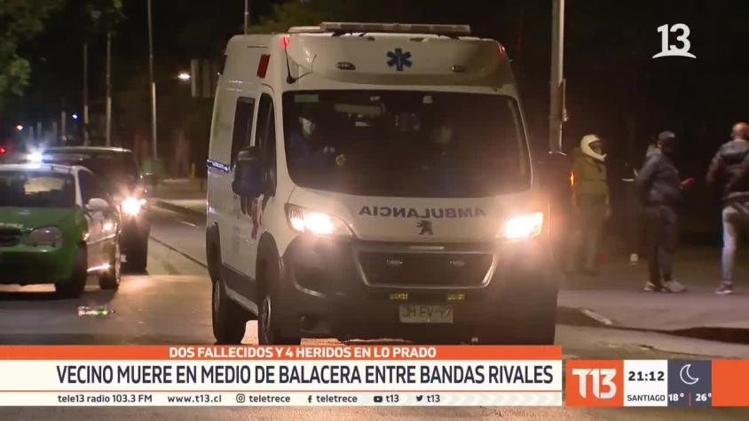 [VIDEO] 2 fallecidos y 4 heridos en Lo Prado: Vecino muere en medio de balacera entre bandas rivales