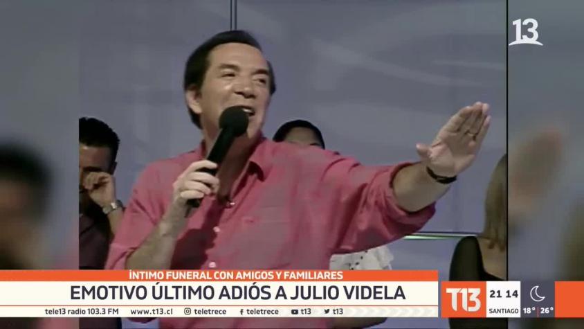 [VIDEO] Emotivo último adiós a Julio Videla: Íntimo funeral con amigos y familiares