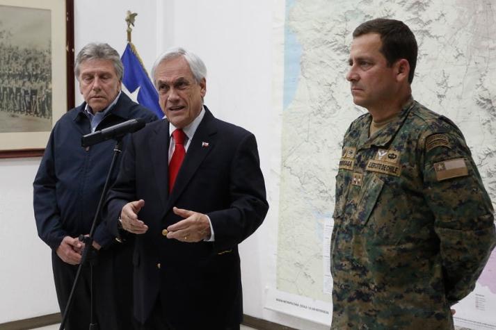 El reencuentro de Piñera con el general que contradijo la frase “estamos en guerra”