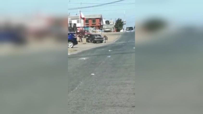 [VIDEO] PDI investiga intento de homicidio: tras choque hombre fue baleado en su cabeza