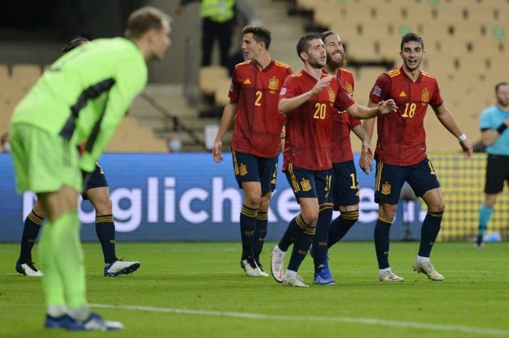 Histórico: España golea 6-0 a Alemania y clasifica a la fase final de la Liga de Naciones de Europa