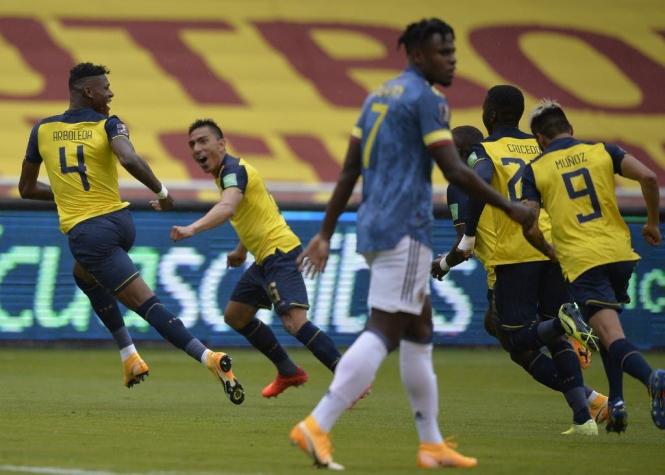 Ecuador aplasta 6-1 a Colombia por las Clasificatorias a Qatar 2022 y queda entre los líderes