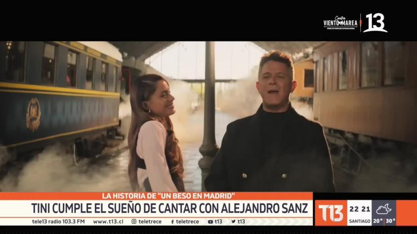 [VIDEO] La historia de "Un beso en Madrid": Tini cumple sueño de cantar con Alejandro Sanz