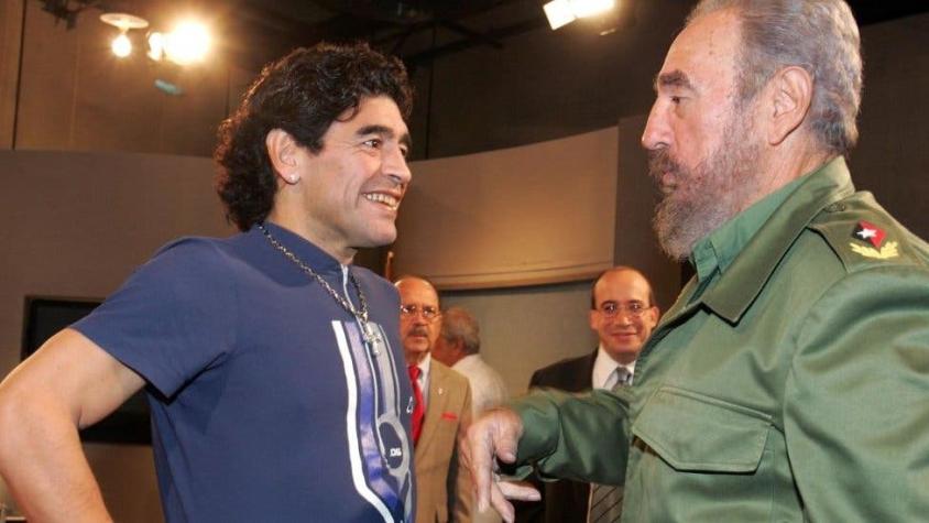 La amistad entre Maradona y Fidel Castro, dos polémicos íconos que murieron el mismo día