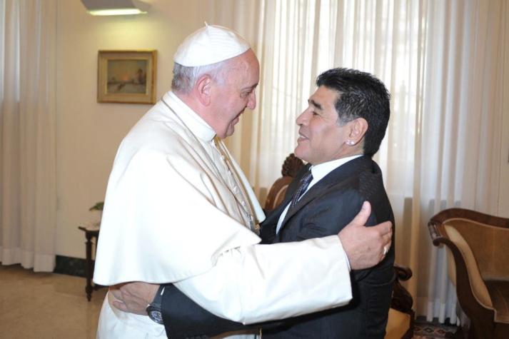 Papa Francisco recuerda "con afecto" y "oración" a Diego Armando Maradona