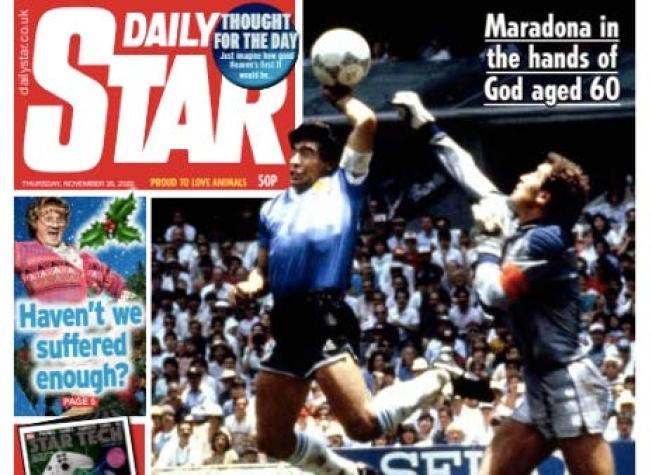 Diario inglés ironiza con muerte de Maradona: ¿Dónde estaba el VAR cuándo más lo necesitábamos?