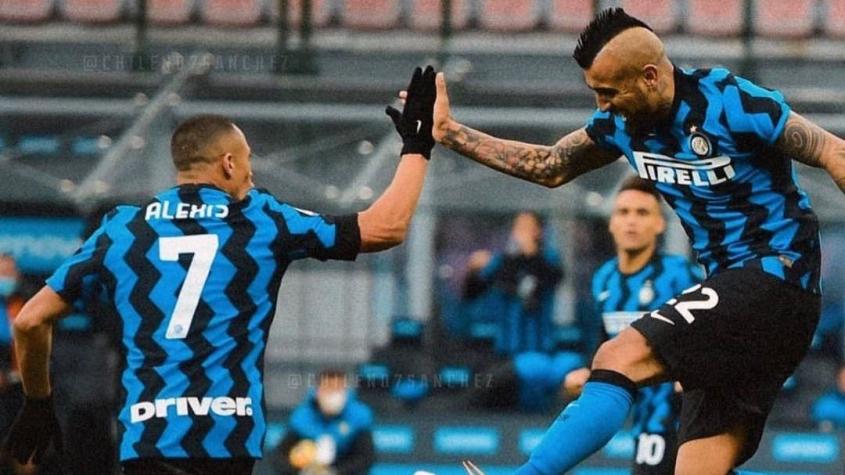 La formación del Inter de Alexis y Vidal para enfrentar al Sassuolo