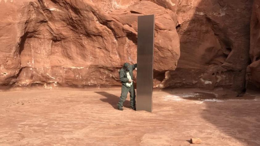 La desaparición del misterioso monolito de metal que había sido encontrado en el desierto de Utah