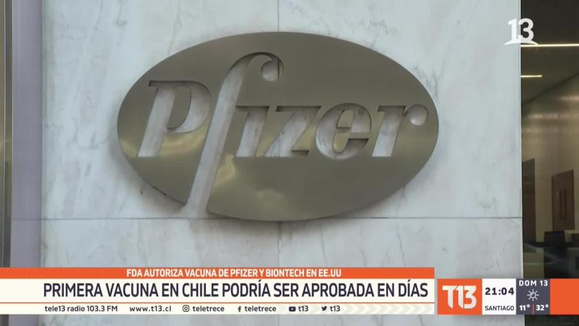 [VIDEO] Vacuna de Pfizer-Biontech podría ser aprobada en Chile los próximos días