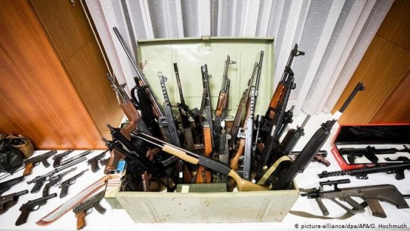 Austria confisca armas destinadas a grupo de extrema derecha en Alemania