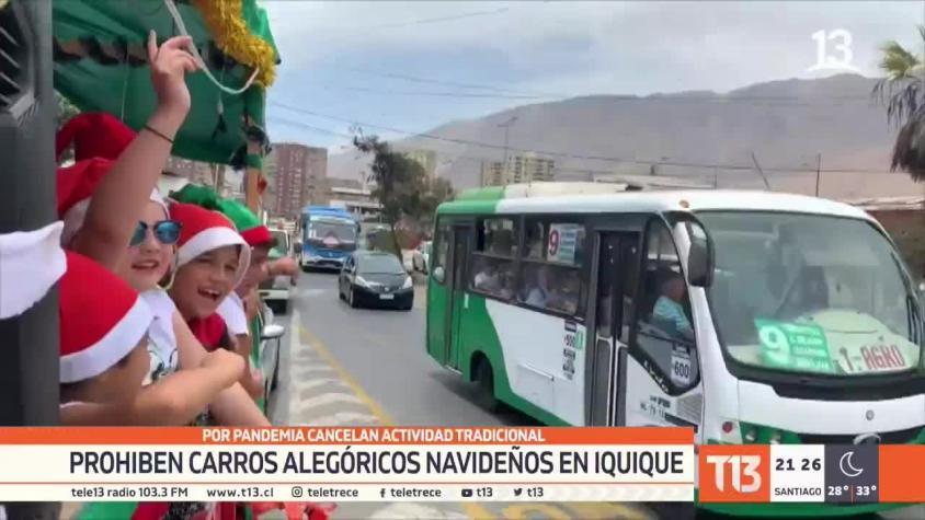[VIDEO] Prohíben carros alegóricos navideños de Iquique: Por pandemia cancelan actividad tradicional